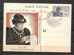 1945 - Journée Du Timbre - SABLES D'OLONNE - 3 - 2 - ....-1949