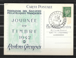 1942 - Journée Du Timbre - LAVAL - 2 - ....-1949