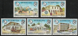 THEMATIC ARCHITECTURE: CENTENARY OF U.P.U. AND POST OFFICES IN BERMUDA   -  BERMUDA - Sonstige & Ohne Zuordnung