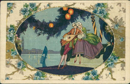 CORBELLA SIGNED 1920s POSTCARD - COUPLE & GONDOLA - OLD VENICE  - EDIT DEGAMI 2027 (5803) - Corbella, T.