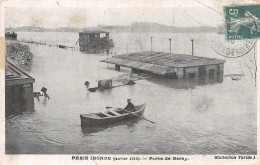 75 PARIS LA CRUE PORTE DE BERCY - Überschwemmung 1910