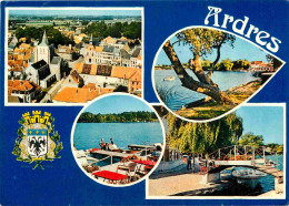 62 - Ardres - Et Son Lac - Multivues - Blasons - CPM - Voir Scans Recto-Verso - Ardres