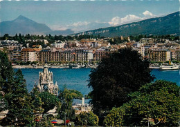 Suisse - GE Genève - Genève - Le Monument Brunswick - La Rade Et Le Mont Blanc (4810 M.) - Vue Aérienne - CPM - Carte Ne - Autres & Non Classés