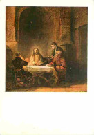 Art - Peinture - Rembrandt Harmensz Van Rijn - Les Pèlerins D'Emmaus - CPM - Voir Scans Recto-Verso - Malerei & Gemälde