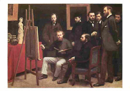 Art - Peinture - Henri Fantin Latour - L'Atelier Aux Batignolles - CPM - Voir Scans Recto-Verso - Paintings