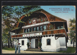 AK Dresden, Internationale Hygiene Ausstellung 1911, Schweizer Pavillon  - Expositions