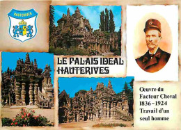 26 - Hauterives - Le Palais Idéal - Oeuvre Du Facteur Ferdinand Cheval - Multivues - Portrait De Ferdinand Cheval - Blas - Hauterives