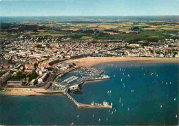 17 - Royan - Le Port Et La Grande Plage - Vue Aérienne - Flamme Postale Du 10e Festival International D'art Contemporain - Royan