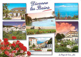 01 - Divonne Les Bains - Multivues - Flamme Postale - CPM - Voir Scans Recto-Verso  - Divonne Les Bains