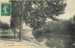 92 - Asnières - La Seine Et Le Pont De Clichy - CPA - Voir Scans Recto-Verso - Asnieres Sur Seine