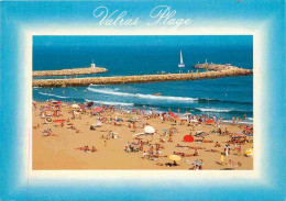 34 - Valras Plage - La Plage Et L'einbouchure De L'Orb - CPM - Voir Scans Recto-Verso - Autres & Non Classés