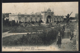 AK Lyon, Exposition Internationale 1914, La Soie Et La Palais De L`Horticulture, Ausstellung  - Expositions