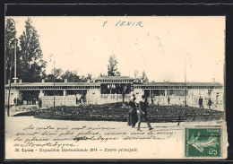 AK Lyon, Exposition Internationale 1914, Entrée Principale, Ausstellung  - Expositions