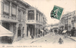 86 POITIERS CERCLE DES OFFICIERS RUE CARNOT - Poitiers