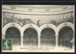 AK Toulouse, Exposition De Toulouse 1908, Fragment De La Porte Monumentale  - Ausstellungen