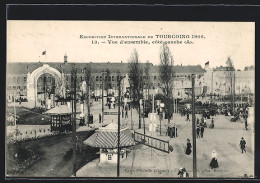 AK Tourcoing, Exposition Internationale 1906, Vue D`ensemble, Coté Gauche, Ausstellung  - Expositions