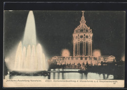 AK Mannheim, Intern. Kunst & Grosse Gartenbau-Ausstellung 1907, Wasserturm Und Hauptrestaurant  - Ausstellungen