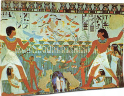 EGYPTE - Tomb Of Noble Nakht - Nakht Péchant Et Chassant Dans Les Marécages - Carte Postale Ancienne - Louxor