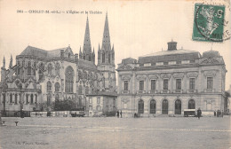 49 CHOLET L EGLISE ET LE THEATRE - Cholet