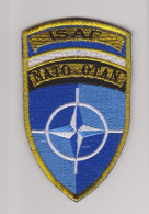 RARE Patch Velcro "ISAF  NATO-OTAN" Force ISAF Au Camp KAIA De Kaboul_Da008 - Patches