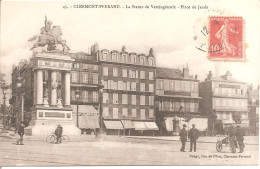 CLERMONT-FERRAND (63) La Statue De Vercingétorix - Place De Jaude En 1915 - Clermont Ferrand
