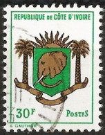Ivory Coast 1969 - Mi 350 - YT 291 ( National Arms / Elephant ) - Elefanten
