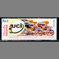 TT0819 Pakistan 2000 Cycling 1V MNH - Pakistán