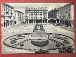 Cartolina - Savona - Piazza Mameli - Monumento Ai Caduti - 1950 Ca. - Savona