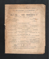 VARIETES JACKSON - SCHOUWBURG ALCAZAR - MECHELEN - OH! OH! ... DIE BOEREN ...- JANUARI 1918  (OD 397) - Programmes