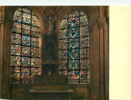 93 - Saint Denis - Basilique Cathédrale De Saint-Denis - Déambulatoire   Chapelle De La Vierge - Vitraux Religieux - Car - Saint Denis