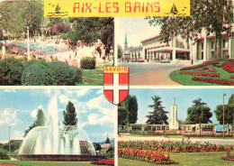 73 - Aix Les Bains - Multivues - Blasons - CPM - Voir Scans Recto-Verso - Aix Les Bains