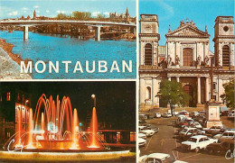 82 - Montauban - Multivues - Automobiles - Fontaine - Flamme Postale De Montauban - CPM - Voir Scans Recto-Verso - Montauban