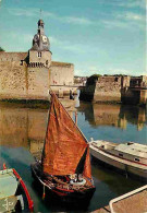 29 - Concarneau - Le Pont-Levis Et La Tour De L'Horloge - Flamme Postale - Voir Scans Recto Verso  - Concarneau