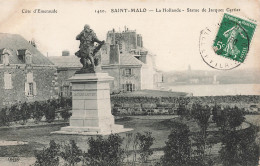 35 SAINT MALO LA HOLLANDE STATUE DE JACQUES CARTIER - Saint Malo