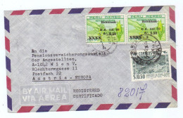 Peru, 1969, Reko-Luftpostkuvert Nach Wien Mit Mehrfachfrankatur (13851W) - Perù