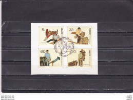 Portugal Azoren 1990 - Yvert N° 401 à 404 Mi 411/414 - Artisans Typiques Des Açores USED FDC Stamp - Usati