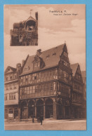 1278 GERMANY ALEMANIA HESSE FRANKFURT A MAIN HAUS ZUR GOLDNEN WAGE RARE POSTCARD - Frankfurt A. Main