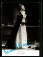 AK Opernsängerin Anna Alexieva In Tosca, Original Autograph  - Opéra