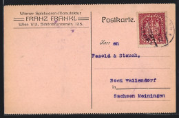 AK Wien, Wiener Spielwaren-Manufaktur Franz Frankl, Schönbrunnerstr. 125  - Altri & Non Classificati