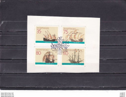 Portugal  1991 SHIPS OF THE DISCOVERIES, CE#2003-06 Mi 1865/1868 - USED FDC Stamp - Usati