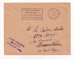 Lettre Port Payé 1967 Montluçon Allier Guide Memento Des PTT Armentières Nord - 1961-....