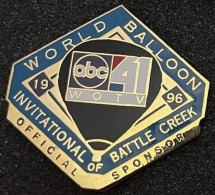 ABC 41 WOTV - WORLD BALLOON INVITATIONAL OF BATTLE CREEK 1996 - OFFICIAL SPONSOR - EGF - RADIO - TV -  (34) - Médias