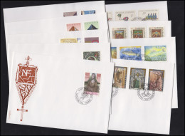 916-936 Liechtenstein-Jahrgang 1987 Komplett Auf FDC Mit ESSt Vaduz - Briefe U. Dokumente