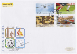 2649-2652 Sporthilfe, Satz Auf Schmuck-FDC Deutschland Exklusiv - Lettres & Documents