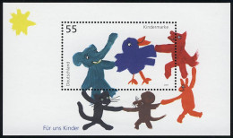 Block 64 Für Uns Kinder - Tierkinder 2003: Set Zu 10 Stück, Alle ** Postfrisch - Ungebraucht