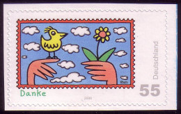 2668 Post SELBSTKLEBEND Aus MH 73 Rizzi Danke ** - Unused Stamps