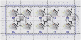 2148 Tag Der Briefmarke - 10er-Bogen ESSt Berlin 12.10.2000 - 1991-2000