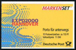 39II MH EXPO 2000 - Orange Und Schwarze Schneidemarkierung, SSt BERLIN 31.12.99 - 1971-2000