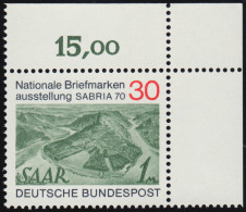 619 SABRIA ** Ecke O.r. - Unused Stamps