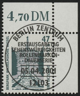 2176 SWK 47 Pf/0,24 Euro Ecke Or ESST Berlin - Oblitérés